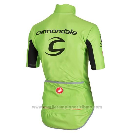 2017 Abbigliamento Ciclismo Cannondale Verde Manica Corta e Salopette